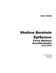 Shallow Borehole EpiSensor