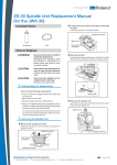 ZS-30 Spindle Unit Replacement Manual