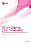 IPS LED MONITOR (LED LCD MONITOR)