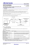 R0E5563NEDMB01 User`s Manual (Debugging MCU Board for 100