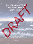 QuarkNet/Walta/CROP Cosmic Ray Detectors User`s Manual