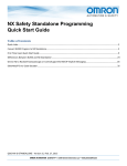 NX Safety Standalone System Programming Quick Start