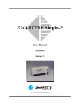 Single-P User Manual - Smarteye Corporation