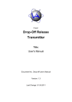 Drop-Off Release Transmitter