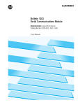 1203-5.2, Bulletin 1203 Serial Communications Module User Manual