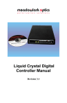 Liquid Crystal Digital Controller