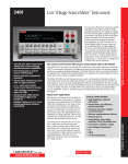 Keithley 2401 Low Voltage SourceMeter