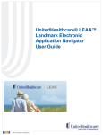 UnitedHealthcare® LEAN™ Landmark Electronic - Ready