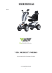 USER MANUAL - VMW Scooters