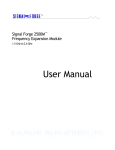 2500M Frequency Expansion Module User Manual