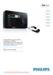 Philips SA5225 User Guide Manual