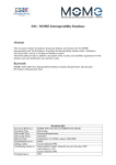 D12 - MOME Interoperability Database