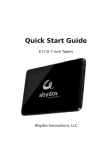 Quick Start Guide - Official Gift1 by Powernet Tablet Store