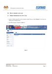 Registration New Case & Subbmission foe existing Case