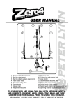 USER MANUAL - Peter Lynn