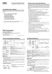 TandD RTR-505/TR-55i Series Input Module Manual