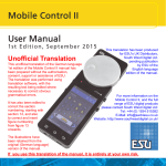 SWD Mobile II user manual