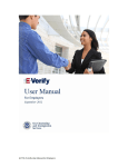 E-Verify User Manual for Employers
