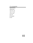 TFT LCD MONITOR USER MANUAL HSDE Series 10.4”,12.1”,15