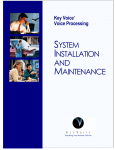 Voice Mail System Key Voice Voice Mail System Manual