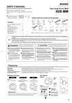 52X-BM USER`S MANUAL