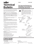 TB260 Fork Securing Techniques for