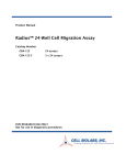 Radius™ 24-Well Cell Migration Assay