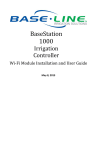 BaseStation 1000 Irrigation Controller User Manual