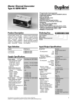 Master Channel Generator Type G 3890 0014 Modbus RTU Version