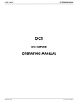 OC1 Wristwatch Operating Manual - 12-2761-r04