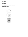 User`s Manual Datalogging AC/DC Power Clamp-on