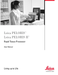 Leica PELORIS and Leica PELORIS II User Manual