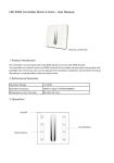 LC-007-401 User Manual LED DMX Controller Mono 4 Zone.indd