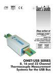 Thermocouple Measurement Systems for USB Bus
