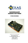 Mx1100 UMI Serial BTR Installation & User`s Manual