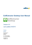 ExifExtractor Desktop User Manual