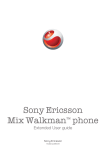 Sony Ericsson Mix Walkman™ phone