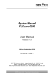 L-1076, System Manual PLCcore-5208