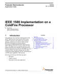 IEEE 1588 Implementation on a ColdFire Processor