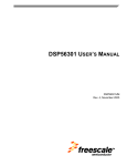 DSP56301 User`s Manual - Freescale Semiconductor