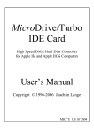 MicroDrive-Turbo Users Manual