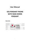 User Manual SOS PENDANT PHONE WITH MAN