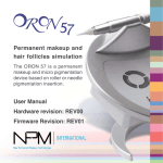Permanent makeup and hair follicles simulation User Manual