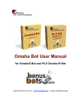 Omaha Bot User Manual