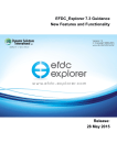 EFDC_Explorer 7.3 Guidance New Features and