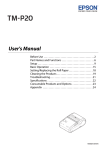 TM-P20 User`s Manual - CNET Content Solutions
