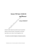 Human TGF beta 1 ELISA Kit User Manual Catalog