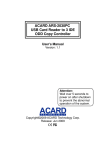 ACARD ARS-2030PC USB Card Reader to 3 IDE ODD Copy