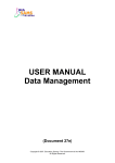 USER MANUAL Data Management