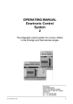 OPERATING MANUAL Enertronic Control System 2